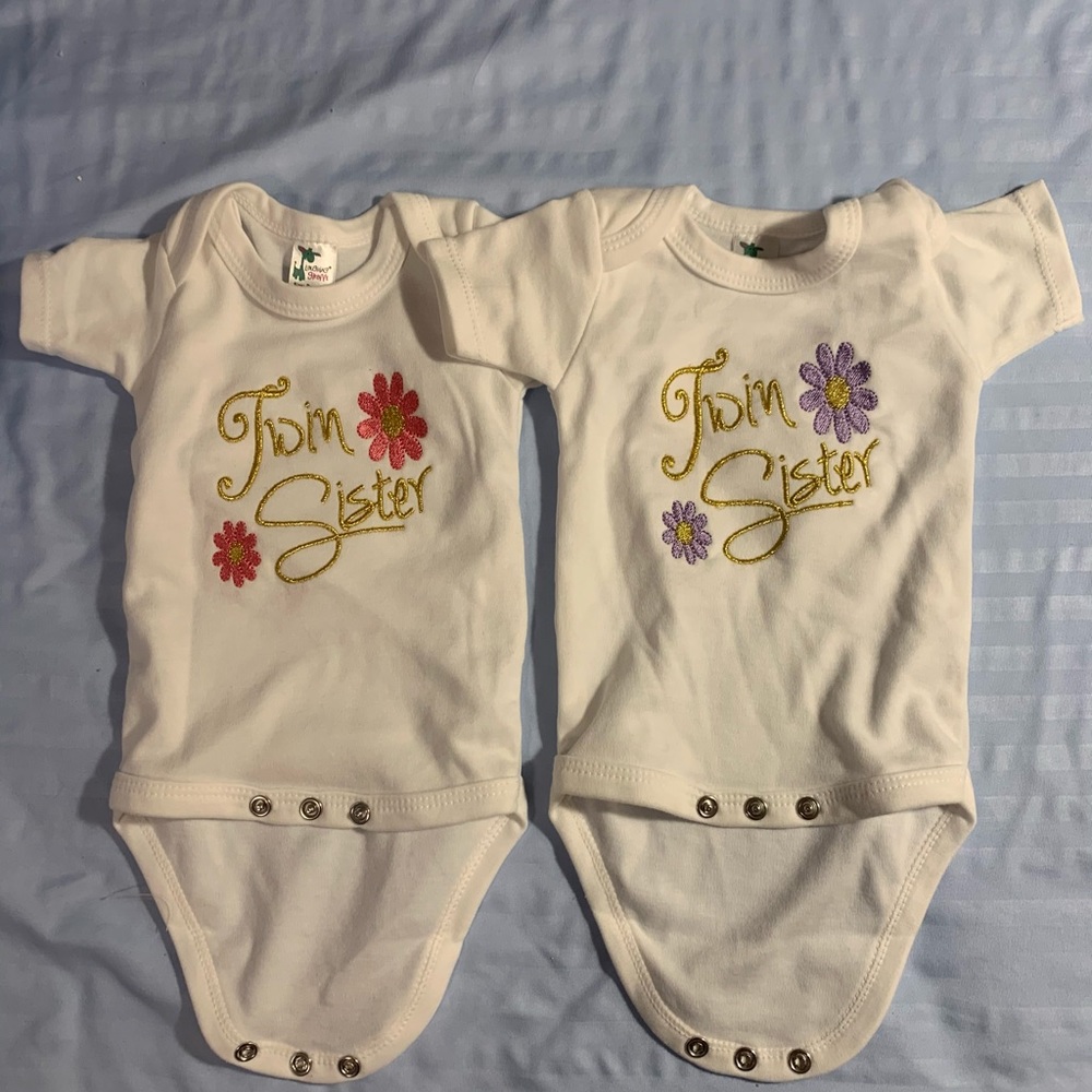 Twin onesies